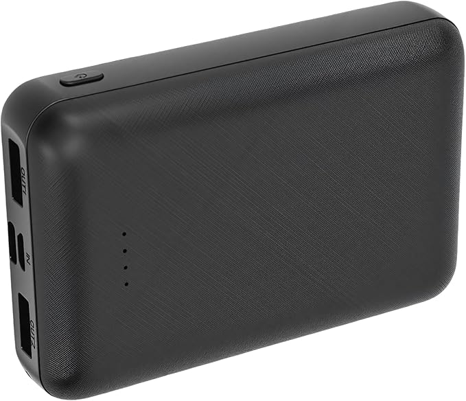 Haofy Heated Vest Power Bank 6000mAh Capacity for Extended Heating with Intelligent Chip Heated Clothing Battery for Travel, Camping, Everyday Use