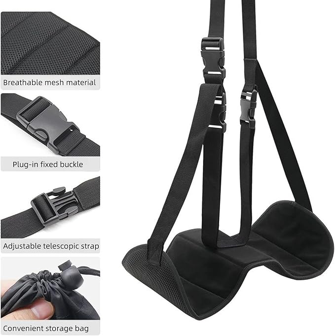 Airplane Footrest Foot Hammock Office Footrest Foot Hammock for Airplane Travel Accessories Plane Footrest
