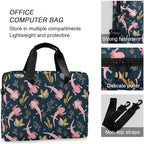 Axolotl & Sea Weed Aquarium Laptop Case 15.6 inch, Cute Laptop Bag, Waterproof Laptop Sleeve, Laptop Briefcase for Women & Men