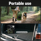 Portable Camping Shower, 6000mAh Rechargeable Shower Pump, Large Capacity Foldable Bucket, 6' 7" Filtered Shower Head, Summer Beach, Outdoor Camp Showering, Hiking, Pet Bath, RV Car Wash, Water Plant