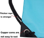 HOLYLUCK Drawstring Backpack Bag Sport Gym Sackpack