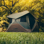 Gazelle T4 Overland Edition GT401GR Pop-Up Portable Camping Hub Tent, Easy Instant Set up in 90 Seconds, Alpine Green/Moss, 4-Person, Family, Overlanding