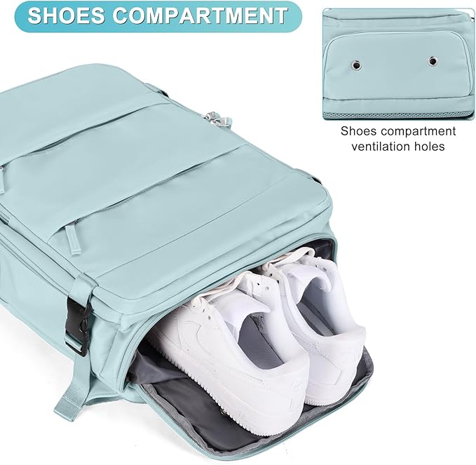 coofay Personal Item Travel Backpack For Women Men Airline Approved Carry On Backpack Flight Approved Waterproof Sports Luggage Backpack Casual Daypack Small Hiking Backpack