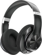 Headphones Wireless Bluetooth with Mic, Wireless Headphones Over Ear with Hi-Fi Audio Deep Bass,3.5MM Cable,Soft-Earpads (NO ANC)