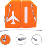 Silicone Luggage Tag with Name ID Card Perfect to Quickly Spot Luggage Suitcase