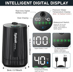 Portable Shower for Camping Essentials: 10000mAh Rechargeable Battery Powered Shower, IPX8 Waterproof Camp Shower Pump, 5-Speed Outdoor Shower with LED Display, Camping Gifts for Men, Dog Bath, Hiking