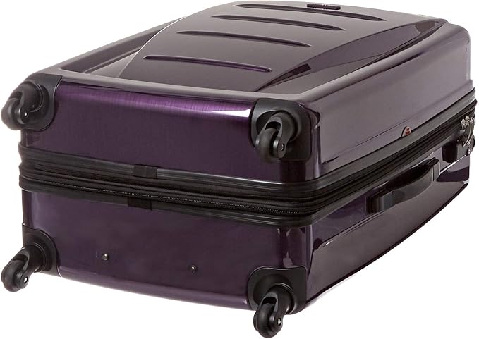 Samsonite Winfield 2 Hardside Expandable Luggage with Spinner Wheels, Purple, Checked-Large 28-Inch