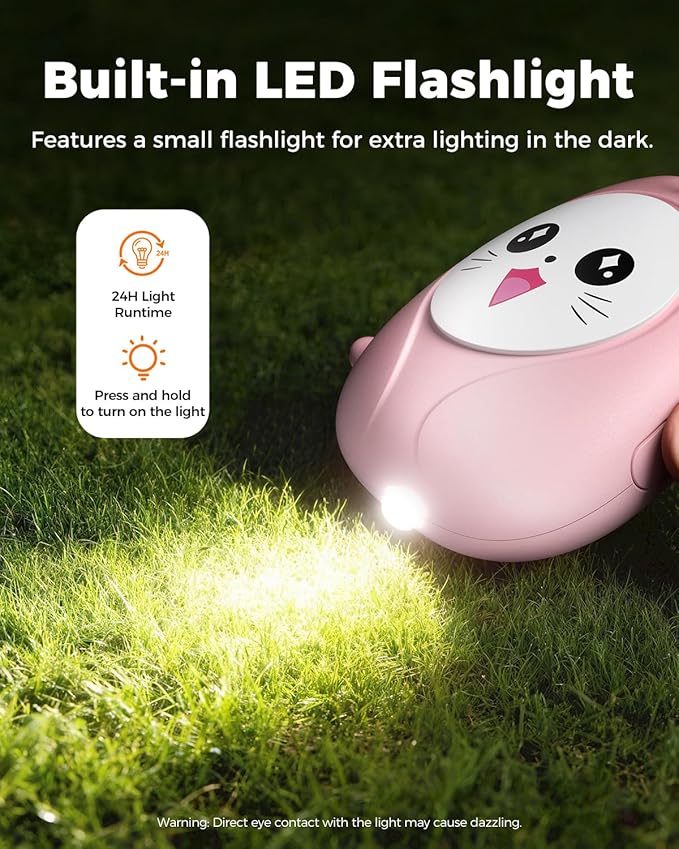ESSAGER Personal Safety Alarm for Women, 130dB Loud Siren, Replaceable Battery, Built-in LED Light, Portable Keychain & Carabiner. Self Defense Security Alarm for Kids, Seniors(Pink)
