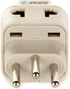 OREI US to Switzerland, Liechtenstein (Type J) Travel Adapter Plug - 2 in 1 - CE Certified - RoHS Compliant - 4 Pack - White Color (DB-11A-4PK)