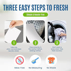 Eco-Friendly Travel Size Laundry Detergent Sheets - 10 Loads Ultra Concentrated, Stain-Fighting Enzymes & Plant Powered, Compact Washer Sheets, Pocket Friendly, Hot/Cold Cycles, Tough on Stains & Odor