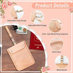 YOYI YOYI Hidden Travel Bra Wallet for Women, Neck wallet & travel pouch with Adjustable Neck Strap, RFID Blocking travel wallet protecting your credit cards and valuables（Minimalist）