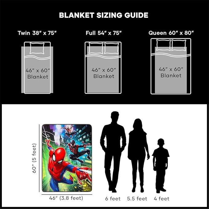 Spiderman Travel Blanket and Pillow Set - Bundle with Spiderman Blanket, Pillow, Stickers, More | Spiderman Travel Accessories for Kids
