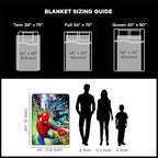 Spiderman Travel Blanket and Pillow Set - Bundle with Spiderman Blanket, Pillow, Stickers, More | Spiderman Travel Accessories for Kids
