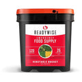 ReadyWise Emergency Food Supply - 120 Servings Freeze Dried Vegetables Bucket, Dehydrated Meals, Survival Food Kit for Backpacking, Camping Essentials & Prepping Supplies, up to 25 Year Shelf Life