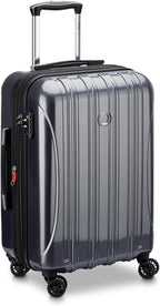 DELSEY PARIS Helium Aero Hardside Expandable Luggage with Spinner Wheels, Titanium, Carry-On Plus 21 Inch