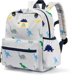 STEAMEDBUN Corduroy Toddler Backpack for Boys 2-4: Kids backpack for Boys Girls - 12 inch Preschool Kindergarten Backpacks - Dinosaur