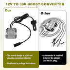 Car Adapter for Starlink Mini, 12V/24V to 30V 3.5A DC Power Cable Supply Universal 9-28V Input Power Converter Accessories for Truck RV Marine & Off-Grid Use