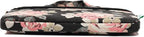 kayond Black Rose Patten water-resistant Laptop Shoulder Messenger Bag Case Sleeve for 15 Inch 15.6 Inch Laptop,Laptop Briefcase
