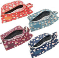 M-jump 4 Pack Travel Essentials Shoe Bags 4 Colors Fashion Shoe Bags for Men & Women Shoe Storage, Travel Accessories Vacation, Luggage Organizer Portable Shoe Pouch with Handle
