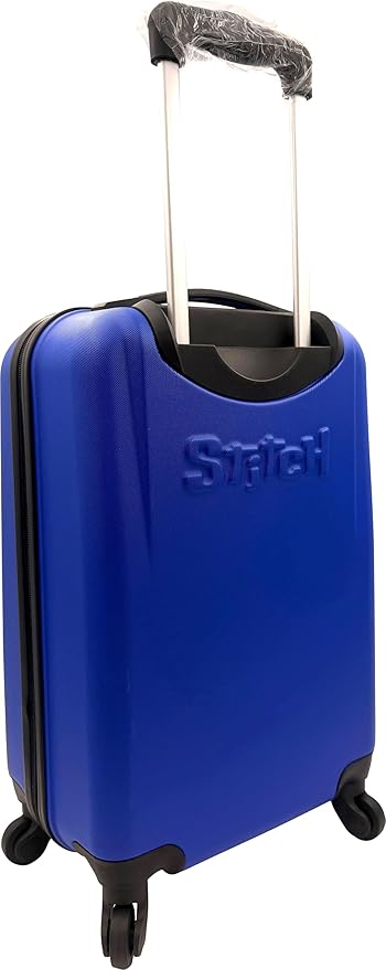 Fast Forward Kids Licensed Hard-Side 21" Spinner Luggage Lightweight Carry-on Suitcase Stitch Embossed