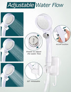 innhom Portable Shower Camping Shower Outdoor Camp Shower Pump, Electric Rechargeable Portable Camping Shower, Powered by Rechargeable Battery