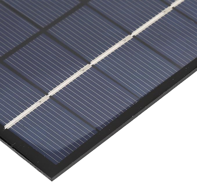 Akozon 1.2W 5V Portable Solar Panel Charger for Phones & 3.7V Batteries – Lightweight Polycrystalline Silicon Power Bank Solution