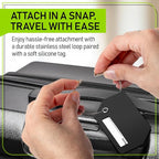 Untethered 4-Pack Luggage Tag Set | Durable Luggage Tags for Suitcases & Travel Bags | Bag Tag & Name ID Identifiers | Suitcase Tags for Easy Luggage Identification