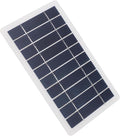 5W Solar Panel for Phone Radio, Solar Panel Charger for Micro USB & USB C Port, 5W USB Solar Panel for Small Devices, Without Power Storage Function