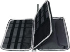 BUBM Double Layer Electronics Organizer, Travel Gadget Bag for Cables, Memory Cards, Flash Hard Drive and More, Fit for iPad or Tablet(up To 9.7")--Large, Dark Blue