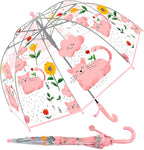Kids Clear Umbrella for Rain Dome Bubble Umbrellas Windproof for Kids Boys and Girls