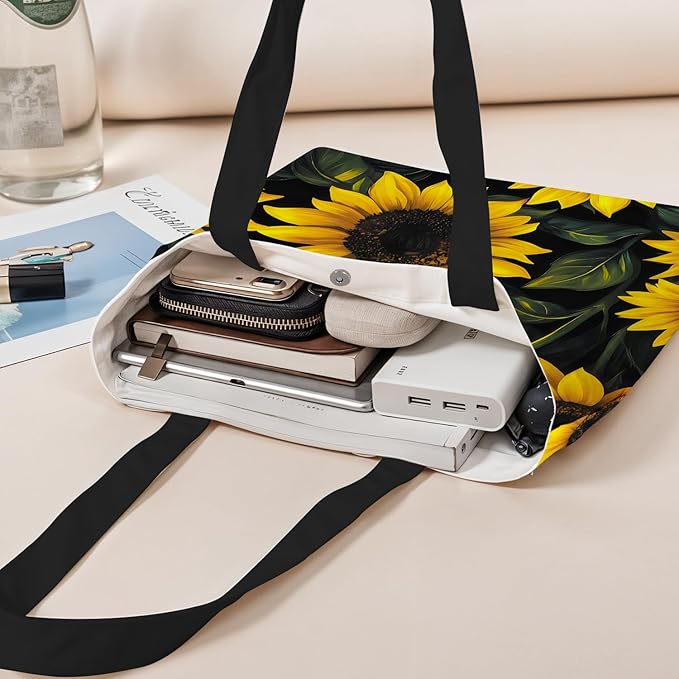 ANNA QUEEN Cat Tote Bag Shoulder Bag Handle Bag for Gym Yoga Picnic Beach Kitchen Reusable