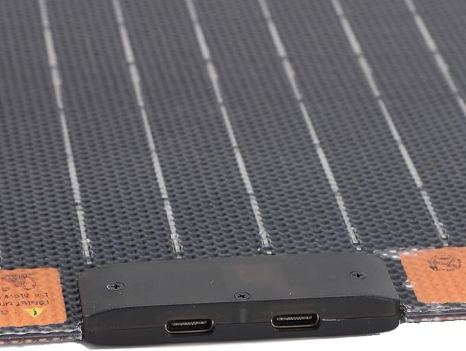 30W Solar Panel Charger with USB C Outputs(5V/3A) for Phone Electronics