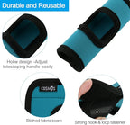Cosmos 5 Pcs Neoprene Luggage Handle Wrap Soft Grip Handle Cover Luggage Identifier with Hollow Design for Push-Button Handle Trolley Handle and Travel Suitcase Trolley Case (Multi Color)