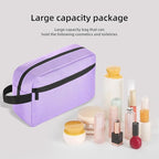 Icramsy Travel Toiletry bag Toiletry bag for women men Hanging Cosmetic bag Travel accessories for Women Men (Purple)