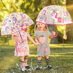 Kids Clear Umbrella for Rain Dome Bubble Umbrellas Windproof for Kids Boys and Girls