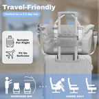 Weekender Duffel Bags for Women， Travel Totes Bag for Airplane Essentials, Overnight Bags for Women with Trolley Sleeve, Large Carry On Hospital Bag for Labor and Delivery, Sport, Gym