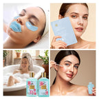 25 Pcs Mother's Day Gift, Bath & Body Gift Basket Set for Women, Skin Care Set, Self Care Spa Gift Basket, Cosmetic Bag, Necklace, Bath Bomb, Christmas, Valentine's, Birthday, Wife, Mom