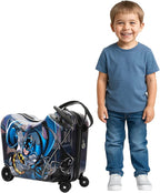 Bioworld Batman Caped Crusader Ride-On Luggage For Kids & Toddlers