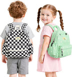 STEAMEDBUN Corduroy Toddler Backpack for Girls 2-4: Kids backpack for Boys Girls - 12 inch Preschool Kindergarten Backpacks - Daisy