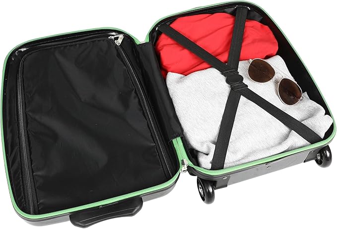Bioworld Minecraft Cliffside Creepers Youth 18" 2-Wheeled Hardside Luggage