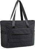 BAGSMART Tote Bag for Women, Tote Bag with Zipper Work Tote with Compartments Nurse Shoulder Hanbag for Travel, Gym
