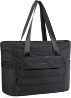 BAGSMART Tote Bag for Women, Tote Bag with Zipper Work Tote with Compartments Nurse Shoulder Hanbag for Travel, Gym