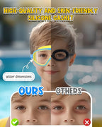Swim Goggles 2 Pack, Wide View Anti Fog&UV Swimming Goggles for Audlt, No Leak Pool Beach Essentials for Men Women