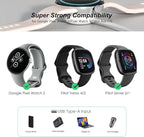 2 Pack Wall Fast Charger for Google Pixel Watch 3, Google Pixel 2 Smart Watch Charger Replacement Charging Cord Adapter Magnetic Google Pixel Smartwatch USB-C Fast Charging Cable Accessories White