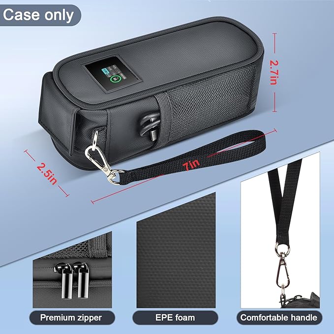 Case Compatible with Anker 737 Power Bank, 24,000mAh 3-Port Laptop Portable Charger, Battery Chargers Travel Carrying Holder for Laptop Phone Computer Fast Charging &USB Cables, Adapters (Bag Only)
