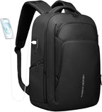 17.3 Inch Laptop Backpack for Men Women, 30L Travel Backpack Carry-On Flight Approved,Work Computer Backpack with USB A&C Port, Business Laptop Bag, Water-Resistant Anti-Theft Daypack - Black
