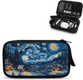 Cottage Travel Cord Organizer Case Tech Pouch Electronic Accessories Carry Case Storage Bag Travel Bag Cable Organizer for Charger Earphone Phone Cord Cable
