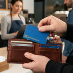 RFID Blocking Credit Card Sleeve Protectors – USA Made Slim Wallet Inserts for Credit Cards, Debit Cards & ID Protection (20, Leather Look - 20 Pack)