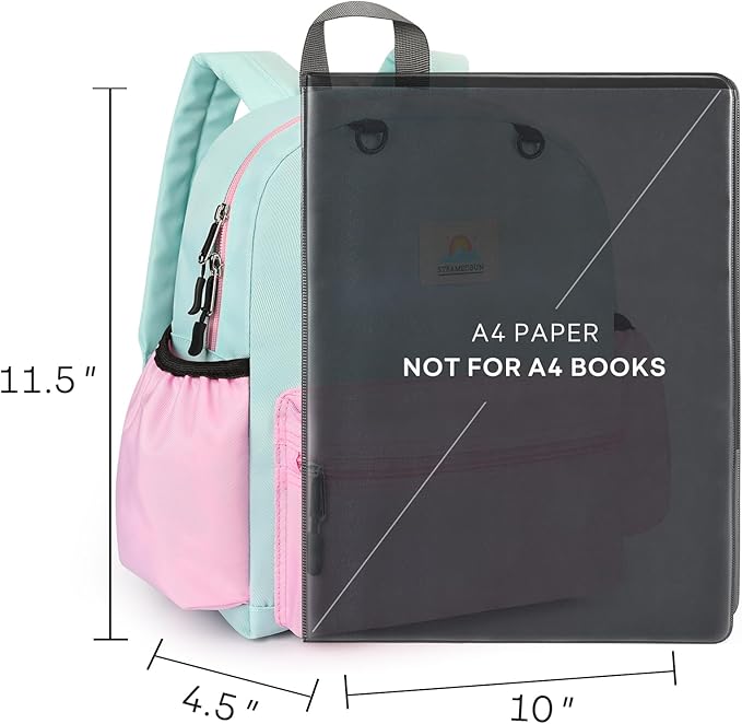 STEAMEDBUN Toddler Backpack for Girls 2-4: Kids Backpack Boys Girls - Preschool Kindergarten Daycare Backpacks - 12 inch