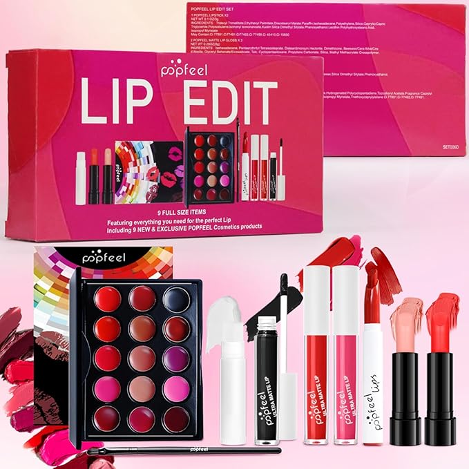 FantasyDay All in One Makeup Kit for Women Full Kit Girls Makeup Gift Sets Xmas Essential Bundle Include Eyeshadow Palette Lipstick Blush Concealer Eyeliner Mascara Foundation Brush Eyebrow Pencil
